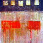 Fragments Series, mixed media on canvas. SOLD